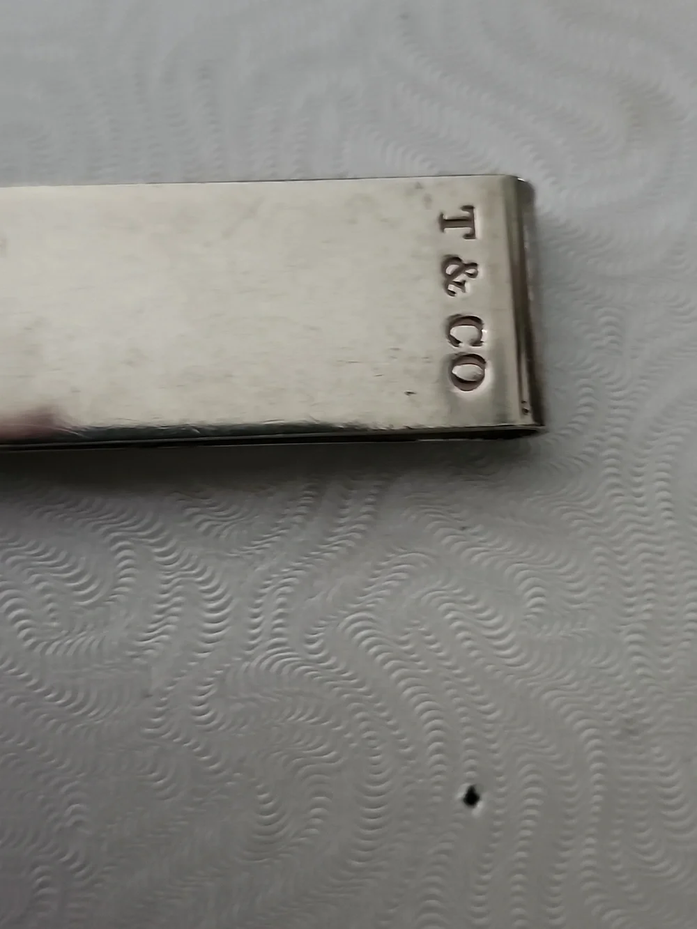 Tiffany & CO 1837 Sterling Silver Money Clip